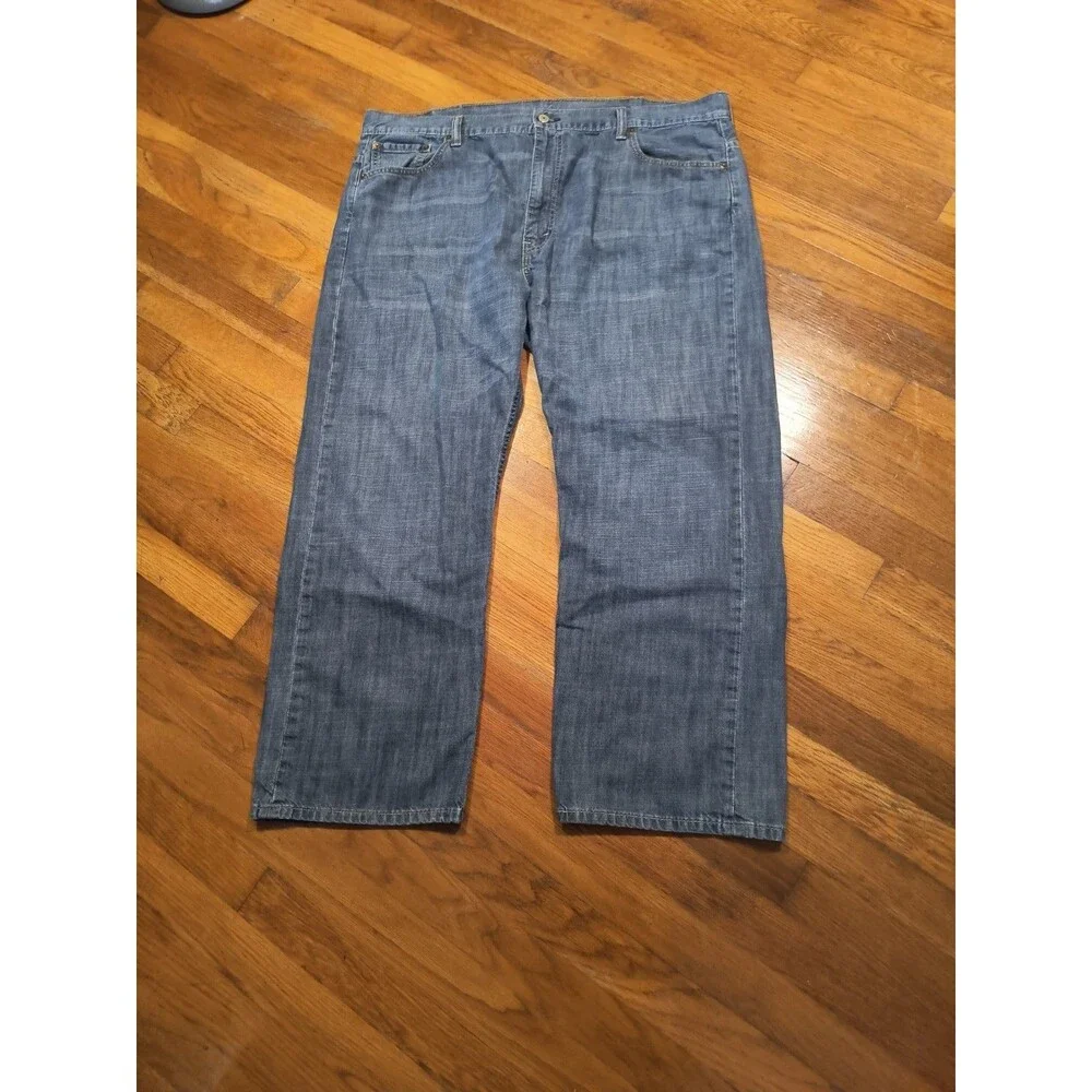 Levi's 569 Mens Loose Fit Jeans  100% Cotton Zipper 5 Pocket Great Condition